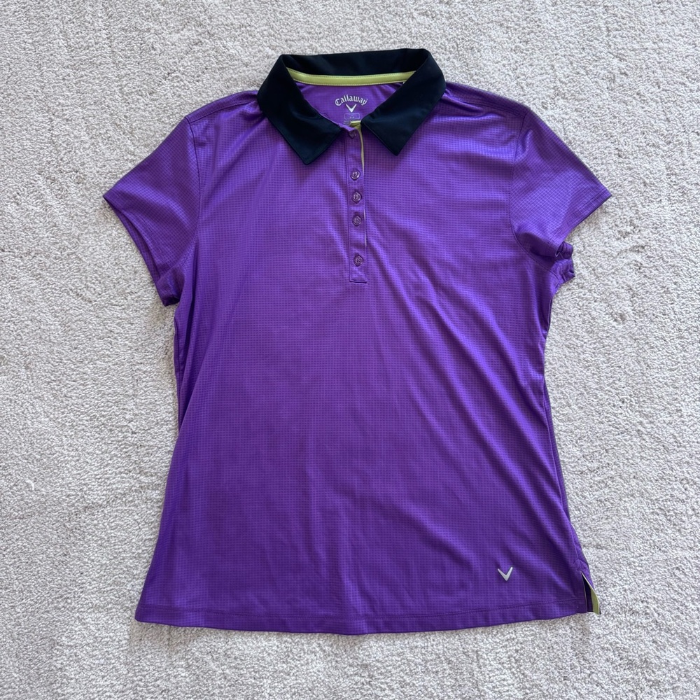 Callaway Women's Purple Button Down Shirt